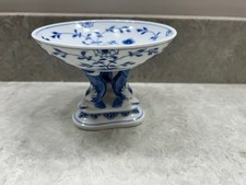 Bing and Grondahl Butterfly Bonbon Footed Bowl Pristine picture