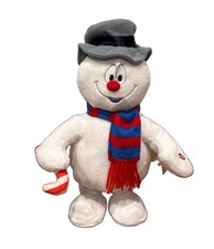 Gemmy 2015 Frosty The Snowman Christmas Side Stepping Plush Sings Dances Works picture
