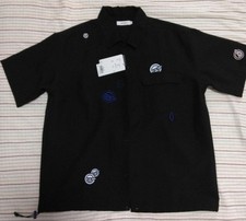 Graniph Ghost in the Shell Laughing Man Big Silhouette Short Sleeve Shirt S picture