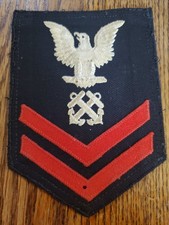 WW11 United States Navy Boatswain’s Mate Second Class (BM2) rating Patch picture
