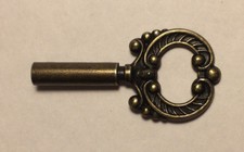 NEW BRASS ANTIQUE FINISH DIE CAST KEY FOR TURN KNOB LAMP SOCKET SWITCH picture