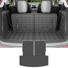 powoq 6and7 Seats Cargo Mat Trunk Mat Compatible with 2020-2026 Ford Explorer... picture