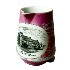 ST. LAWRENCE ALVECHURCH CANADA Souvenir ANTIQUE CHINA TRINKET CREAMER picture