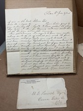 8 Jan 1894 W.w French Attorney & Real Estate Pocahontas VA LETTER B76 picture