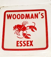 Vintage Woodman’s Essex Lobster Glass Ashtray 1960s Restaurant Rare picture