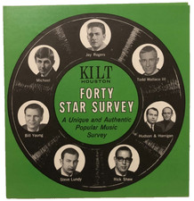KILT 6-10 Houston 40 Star Survey Radio Station Houston May 14 - 21 1969 Vintage picture