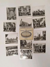Vtg Valentines Snapshots Eton England 12 Real Photographs Souvenir Packet Mini picture