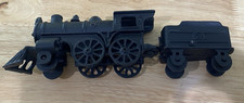 vintage cast iron train engine and car number 50 picture