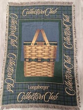 Longaberger 1999 Collector's Club Throw, New picture
