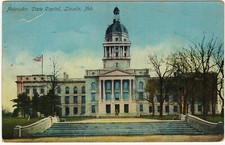 1911 Lincoln NE Postcard Neb. Nebraska State Capitol Wahoo RARE DB German Made picture