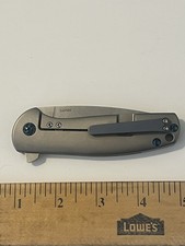 Kizer Gemini Ray Laconico Titanium S35VN Folding Knife Ki3471 Blue Hardware picture