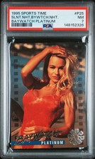 PAMELA ANDERSON 1995 Sports Time Baywatch PLATINUM ROOKIE #P25 PSA 7 POP 1 picture