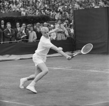 Swedish tennis player Jan-Erik Lundqvist in London UK 1965 OLD PHOTO picture