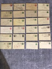 LOT 24 VINTAGE MAIL U.S MAIL EARLY 1900s JEFFERSON  MCKINLEY  FRANKLIN POST CARD picture