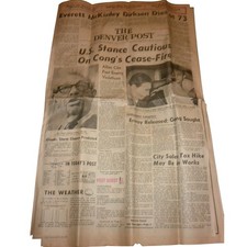 Vintage The Denver Post Sept 8 1969 Everett McKinley Dirksen Death Vietnam War picture