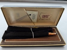 Vintage Cross Classic Century 14K Gold Filled Pen Pencil Set in Box USA picture