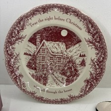 Johnson Brothers Dinner Plates ‘Twas the Night Before Christmas Set of 4 picture