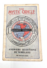 Vintage 1923 Mystic Oracle Fortune Telling Wheel Spinner Big Diamond Flour Ad JB picture