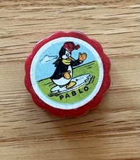 Vintage Pablo Penguin Red Bakelite Pencil Sharpener Disney School Office picture