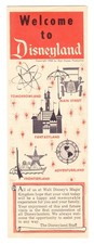 Vintage1958 Five Lands Disneyland Brochure Disney Park Map Pamphlet Tomorrowland picture