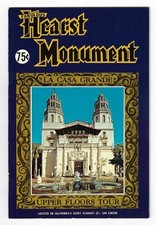 Vintage 1970s Fabulous HEARST MONUMENT Castle - La Casa Grande Full Color Guide picture