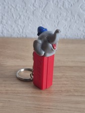 1998 B.F.I PEZ Candy Dumbo Elephant Keychain Keyring Disney Circus Vintage  picture