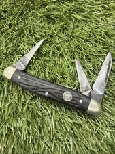 Vintage Boker Solingen Tree Brand Carbon 7474 Stockman Folding Pocket knife picture