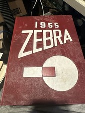 1955 PINE BLUFF HIGH SCHOOL ZEBRA YEARBOOK ANNUAL ARKANSAS Tina Meeks +Ephemera picture