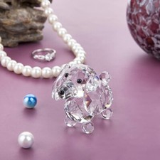 H&D Crystal Cute Dog Figurine Collection Cut Glass Statue 1.2*0.6*1.8 inch  picture