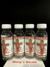 HOLY WATER By De Crusellas 4 items per lot SPIRITUAL RELIGION Blessed Self Help picture