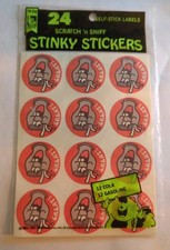 Vintage Trend Scratch And Sniff Stinky Stickers Pack Cola Gasoline 24 Total New picture
