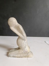Vintage Alabaster Woman Figurine/Statue – Hand-Carved picture