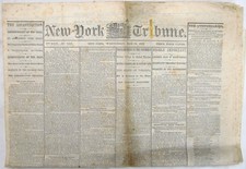 Antique 1865 Abraham Lincoln Assassination / Civil War Newspaper picture