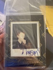THOM YORKE 2025 LEAF PHOTOGRAPHIC 1/1 ORIGINAL SIGNED POLAROID AUTO picture