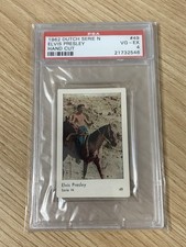 Elvis Presley 1962 Dutch Gum Serie N #49 Trading Card PSA 4 picture