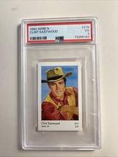 CLINT EASTWOOD PSA 3  ROOKIE CARD 1962 #219 ABC COLORS STARS “RAWHIDE” picture