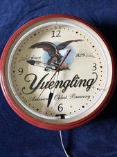 VTG USA Authentic YUENGLING Beer America's Oldest Brewery NEON Clock Bar Sign picture