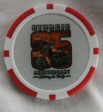 Sturgis Black Hills Rally 2025 Poker Chip New 85th Anniversary Logo picture