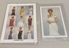1997 PRINCESS DIANA EVENING DRESS, ROYAL GOWNS STAMPS WITH COA  picture