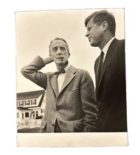 Clemens Kalischer — Norman Rockwell & John F. Kennedy | 1960 | Stamped Numbered picture