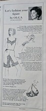 1966 Womens Olga Panti-slip Slip bra fashion your figure vintage ad picture