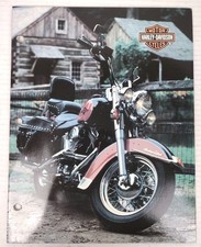 VTG 1994 Y2K Mead Portfolio Folder HARLEY DAVIDSON Motorcycle HERITAGE SOFTAIL picture