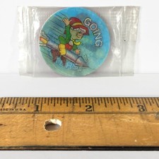 Keebler Elfin Magic Action Advertising Lenticular Badge (1994) New in Package picture