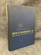 Vintage 1961 Ducommun Metals & Supply Company Book Catalog Mechanics Tools picture