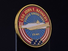 U.S. Navy USS John F. Kennedy CV-67 Challenge Coin picture