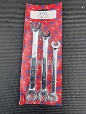 Herbrand Tools USA Nos 3pc Metric Flare Nut Line Wrench Set HFNM03 10-17mm picture