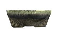 Vintage Hull USA 75 Green Drip Glazed Pottery Window Box Planter Mid Century picture