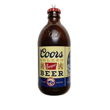 Coors Beer Replica 1936 Stubby 10 ounce Bottle Holiday Decor Christmas Ornament picture