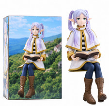 Hot 18cm Noodle Stopper Sousou No Frieren Anime Girl Figure Frieren Beyond Box picture