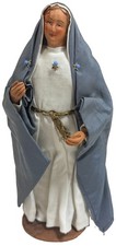 Vintage Jouglas French Santon de Provence Virgin Mary Clay Figurine picture